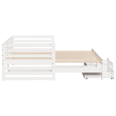 Daybed With Drawers Without Mattress Solid Wood