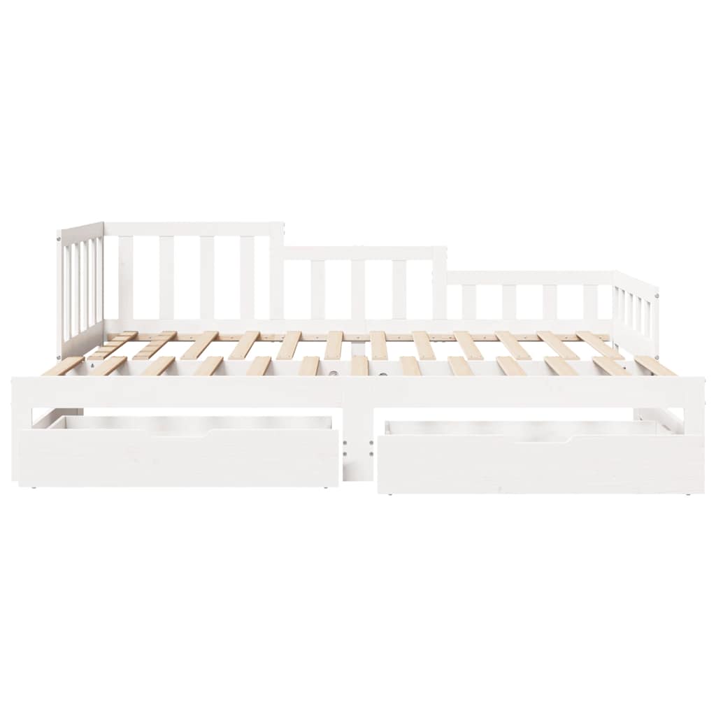Daybed With Trundle And Drawers Without Mattress Single