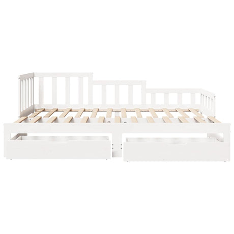Daybed With Trundle And Drawers Without Mattress Single