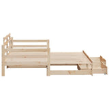 Daybed With Trundle And Drawers Without Mattress Single