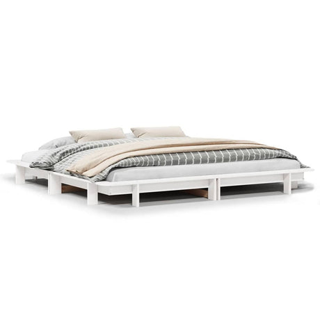 Bed Frame Without Mattress Super King Solid Wood Pine