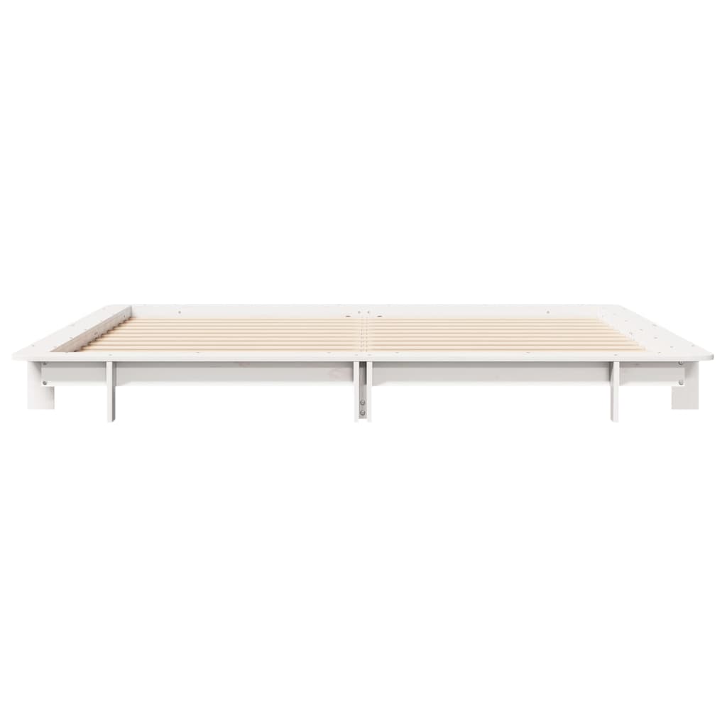 Bed Frame Without Mattress Super King Solid Wood Pine