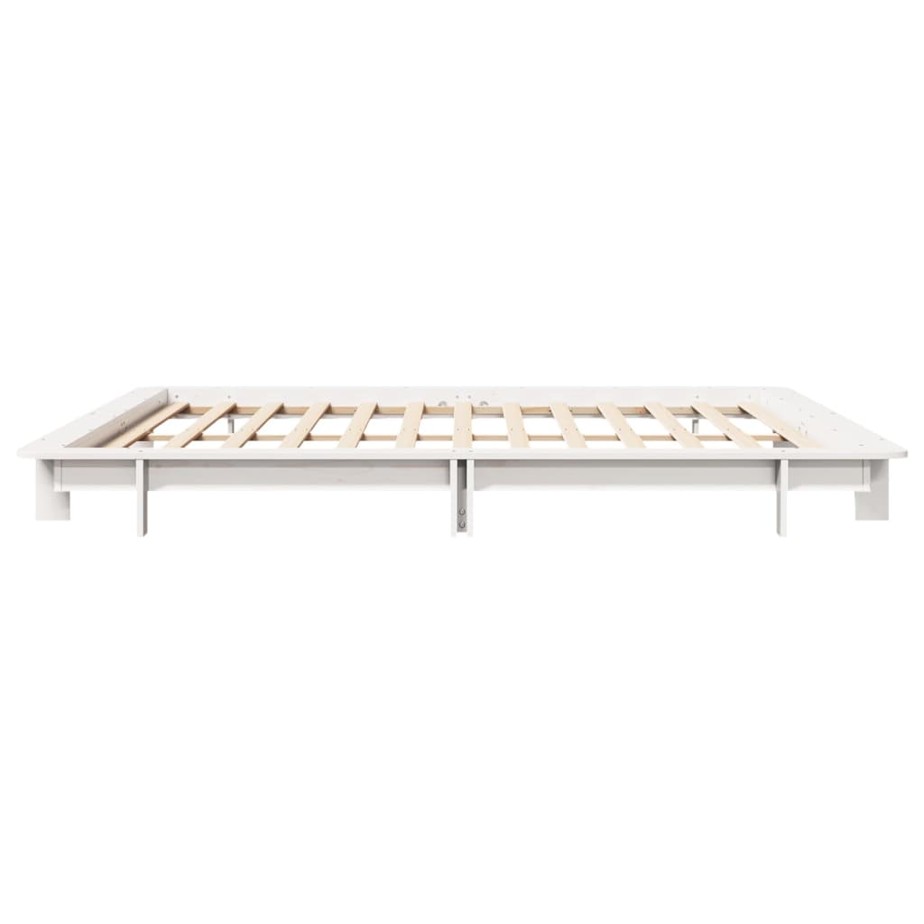 Bed Frame Without Mattress Super King Solid Wood Pine