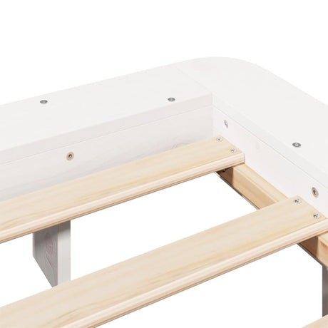 Bed Frame Without Mattress Super King Solid Wood Pine