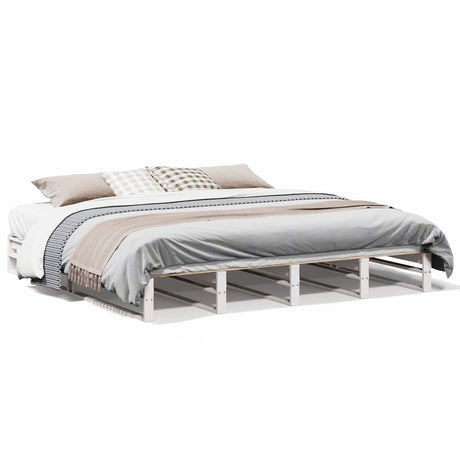 Bed Frame Without Mattress Solid Wood Pine