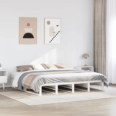 Bed Frame Without Mattress Solid Wood Pine
