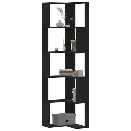 Corner Bookcase 5-Tier 50X50X179 Cm Engineered Wood