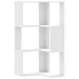 Corner Bookcase 3-Tier 50X50X102 Cm Engineered Wood