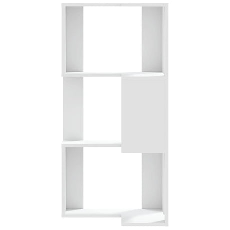 Corner Bookcase 3-Tier 50X50X102 Cm Engineered Wood