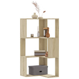 Corner Bookcase 3-Tier 50X50X102 Cm Engineered Wood