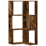 Corner Bookcase 3-Tier 50X50X102 Cm Engineered Wood