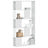Bookcase 5-Tier 80.5X23.5X162.5 Cm Engineered Wood