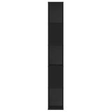 Bookcase 5-Tier 80.5X23.5X162.5 Cm Engineered Wood