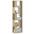 Bookcase 5-Tier 80.5X23.5X162.5 Cm Engineered Wood