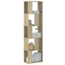 Bookcase 5-Tier 80.5X23.5X162.5 Cm Engineered Wood