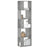 Bookcase 5-Tier 80.5X23.5X162.5 Cm Engineered Wood