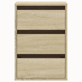 Corner Chest of Drawers Sonoma Oak 40x41x58 cm Engineered Wood