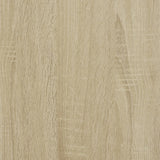 Corner Chest of Drawers Sonoma Oak 60x41x58 cm Engineered Wood
