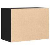 Corner Chest of Drawers Black 80x41x58 cm Engineered Wood