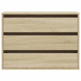 Corner Chest of Drawers Sonoma Oak 80x41x58 cm Engineered Wood