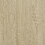 Corner Chest of Drawers Sonoma Oak 80x41x58 cm Engineered Wood