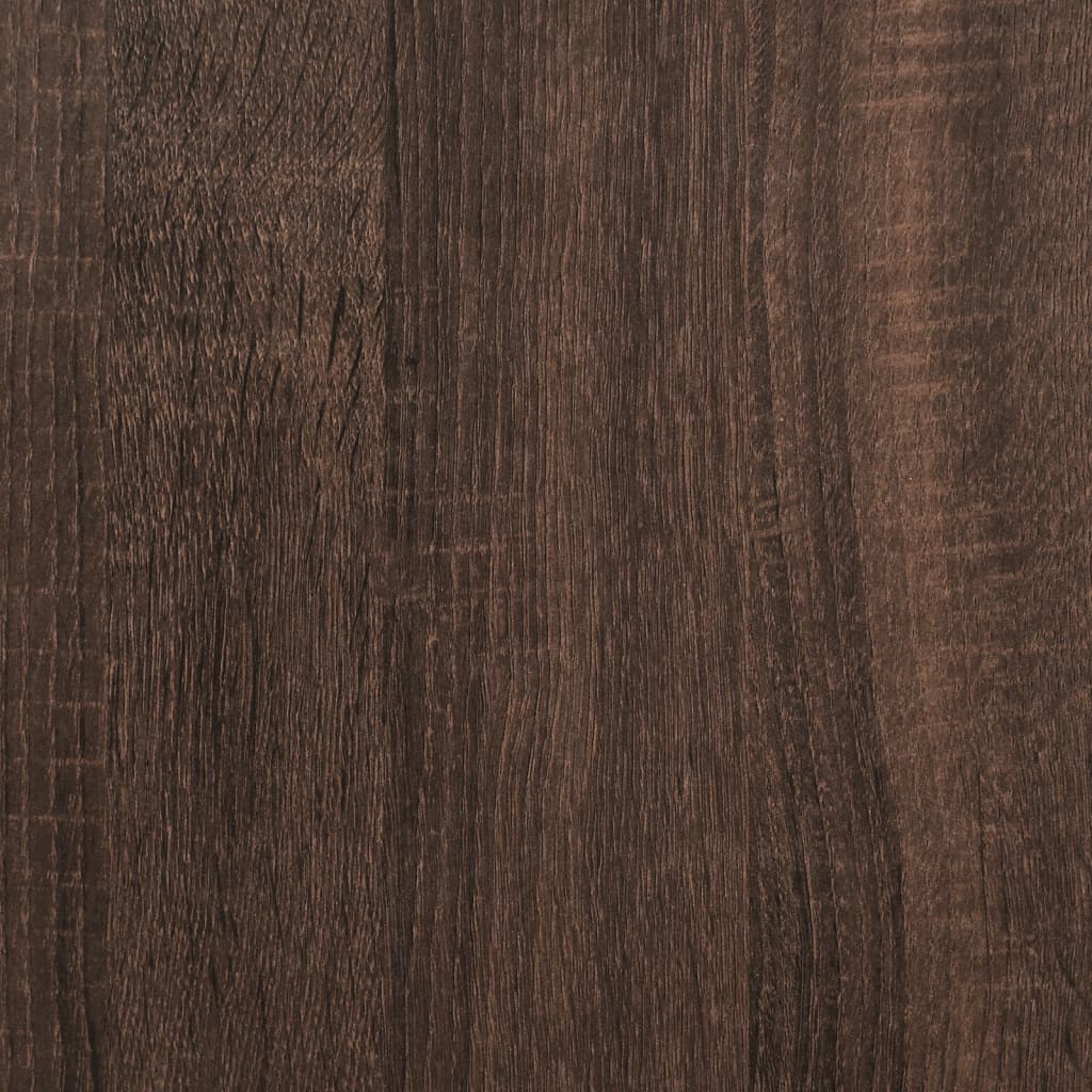 Corner Chest of Drawers Brown Oak 80x41x58 cm Engineered Wood