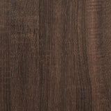 Corner Chest of Drawers Brown Oak 80x41x58 cm Engineered Wood