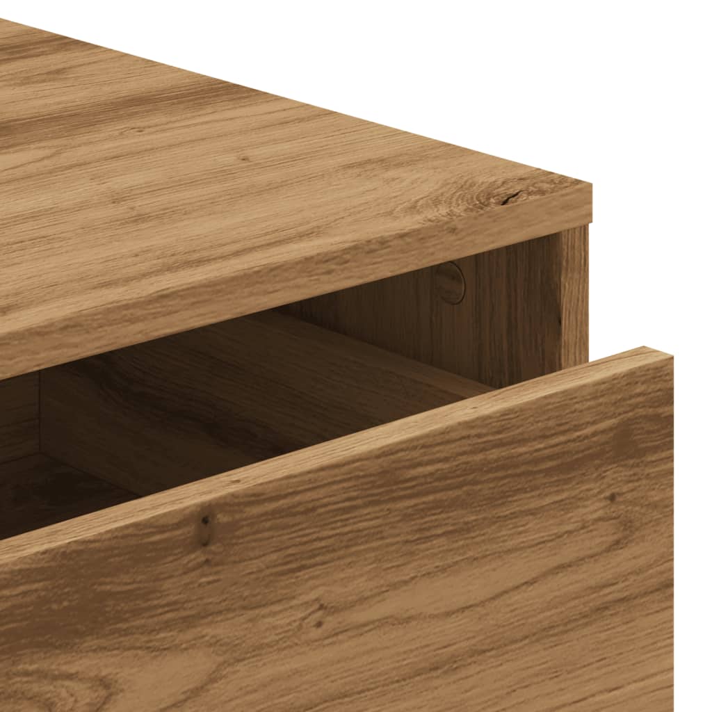 Corner Chest of Drawers Artisian Oak 80x41x58 cm Engineered Wood