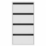 Corner Chest of Drawers White 40x41x76 cm Engineered Wood