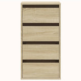 Corner Chest of Drawers Sonoma Oak 40x41x76 cm Engineered Wood
