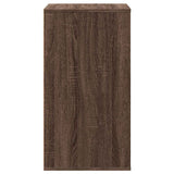 Corner Chest of Drawers Brown Oak 60x41x76 cm Engineered Wood