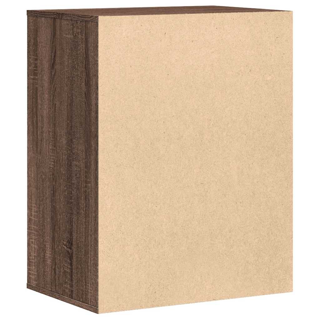 Corner Chest of Drawers Brown Oak 60x41x76 cm Engineered Wood