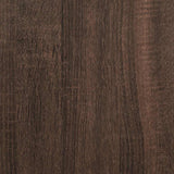 Corner Chest of Drawers Brown Oak 60x41x76 cm Engineered Wood
