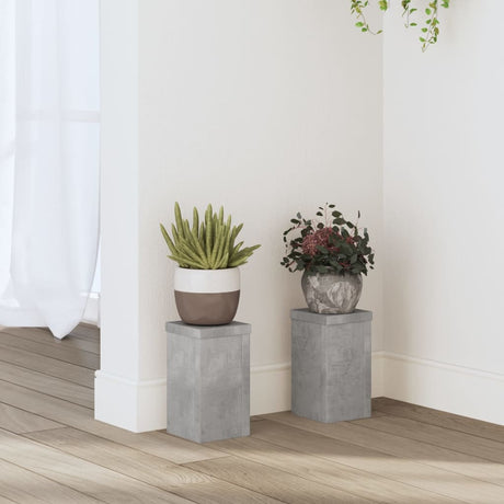 Plant Stands 2 Pcs Engineered Wood