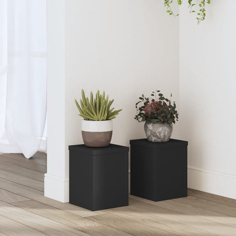Plant Stands 2 Pcs Engineered Wood