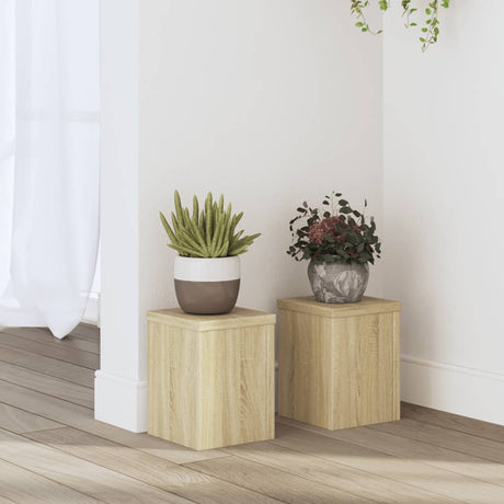 Plant Stands 2 Pcs Engineered Wood