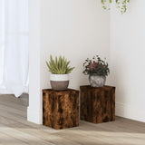 Plant Stands 2 Pcs Engineered Wood