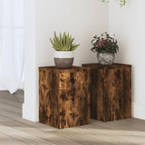Plant Stands 2 Pcs Engineered Wood
