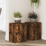 Plant Stands 2 Pcs Engineered Wood