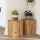 Plant Stands 2 Pcs Engineered Wood