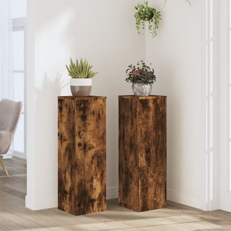 Plant Stands 2 Pcs Engineered Wood