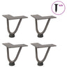 Hairpin Legs For Coffee Table 4 Pcs Solid Steel
