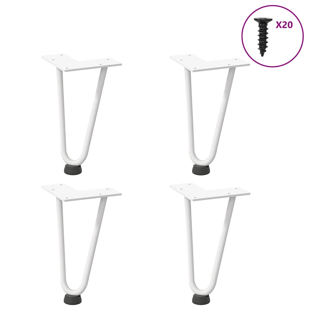 Hairpin Legs For Coffee Table 4 Pcs Solid Steel