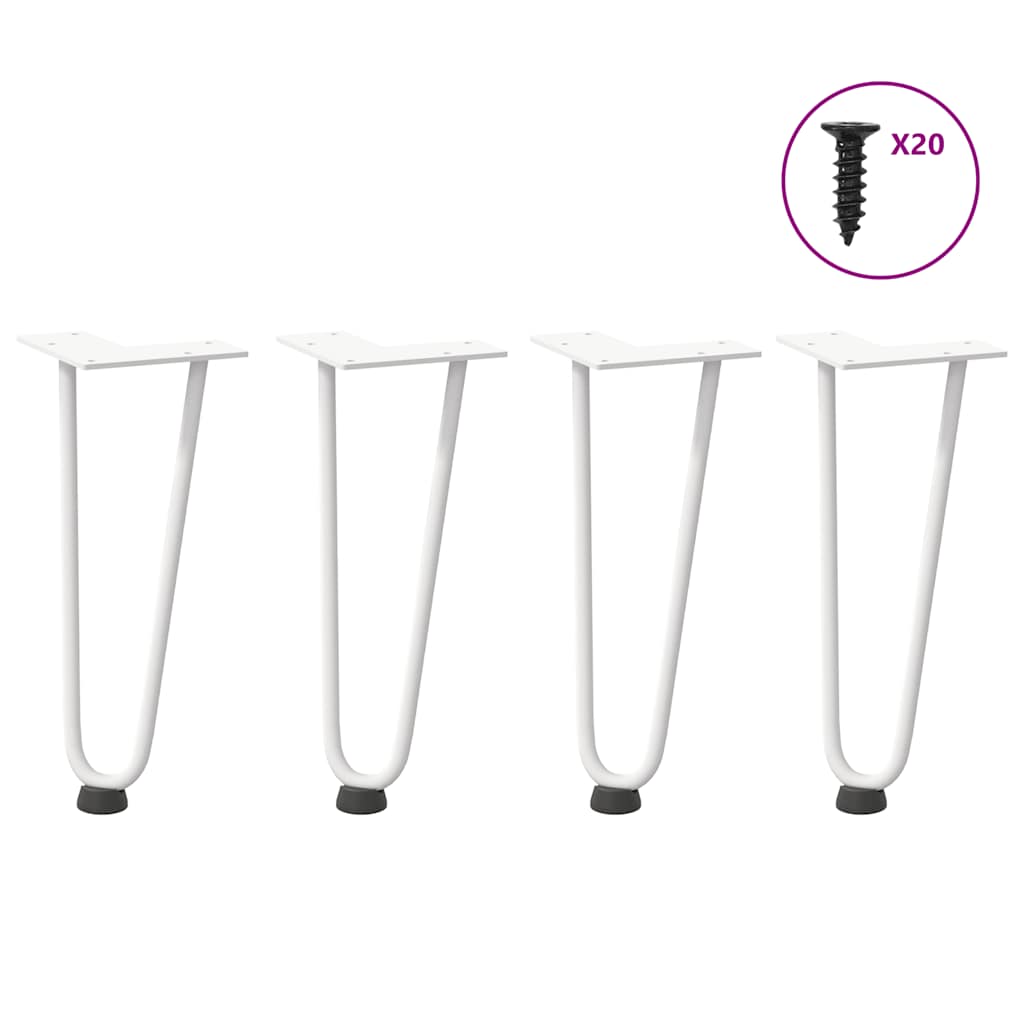 Hairpin Legs For Coffee Table 4 Pcs Solid Steel