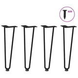 Hairpin Legs For Coffee Table 4 Pcs Solid Steel