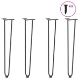 Hairpin Legs For Coffee Table 4 Pcs Solid Steel