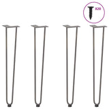 Hairpin Legs For Coffee Table 4 Pcs Solid Steel