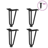 Hairpin Legs For Coffee Table 4 Pcs Solid Steel