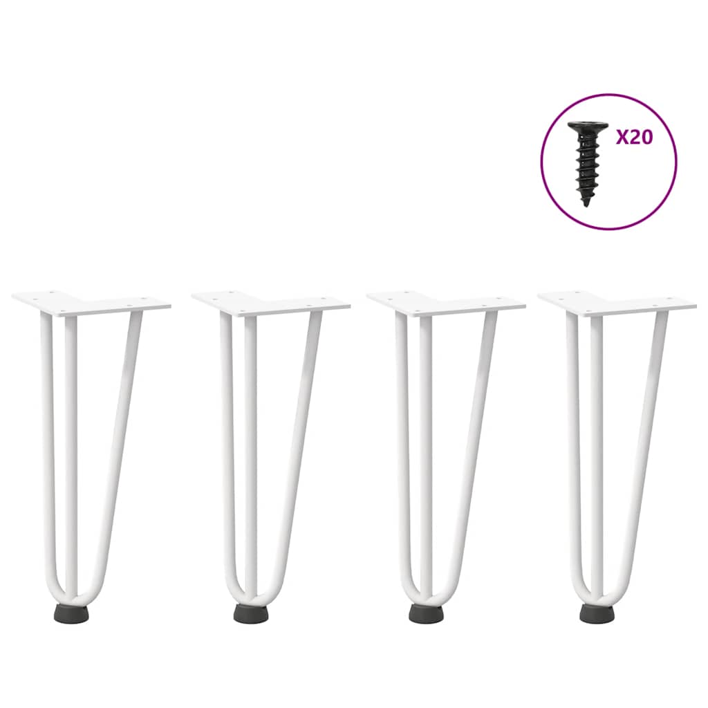 Hairpin Legs For Coffee Table 4 Pcs Solid Steel