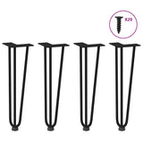 Hairpin Legs For Coffee Table 4 Pcs Solid Steel